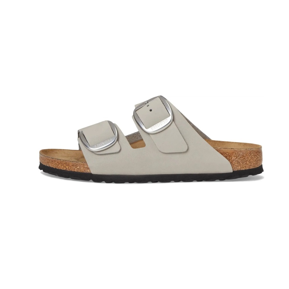 Birkenstock Arizona Two-Strap Slide Sandal - Light Grey